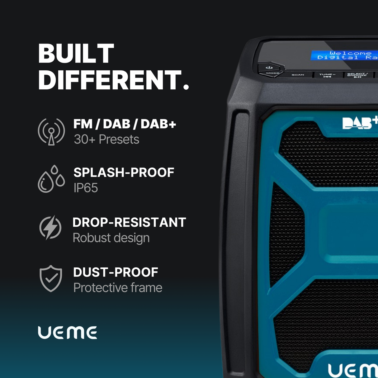 UEME CORE 5W DAB/DAB+ FM Site Radio