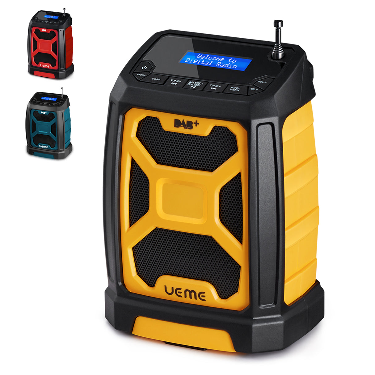 UEME 5W DAB/DAB+ FM Cordless Site Radio