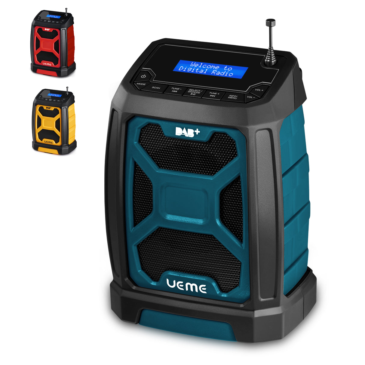 UEME 5W DAB/DAB+ FM Cordless Site Radio