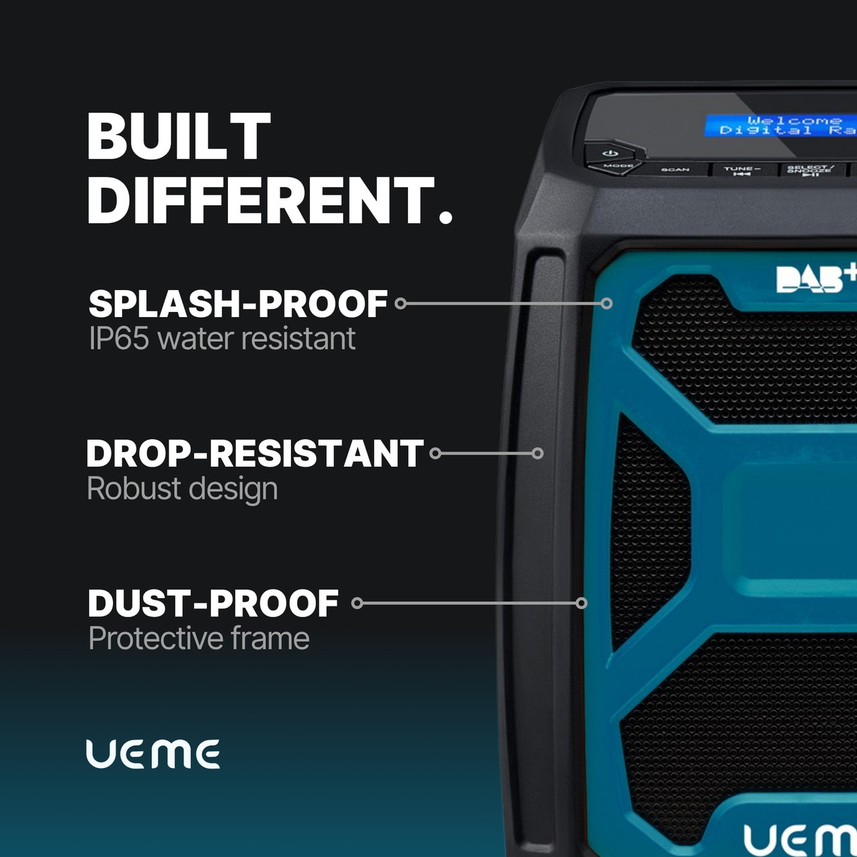 UEME CORE 5W DAB/DAB+ FM Site Radio