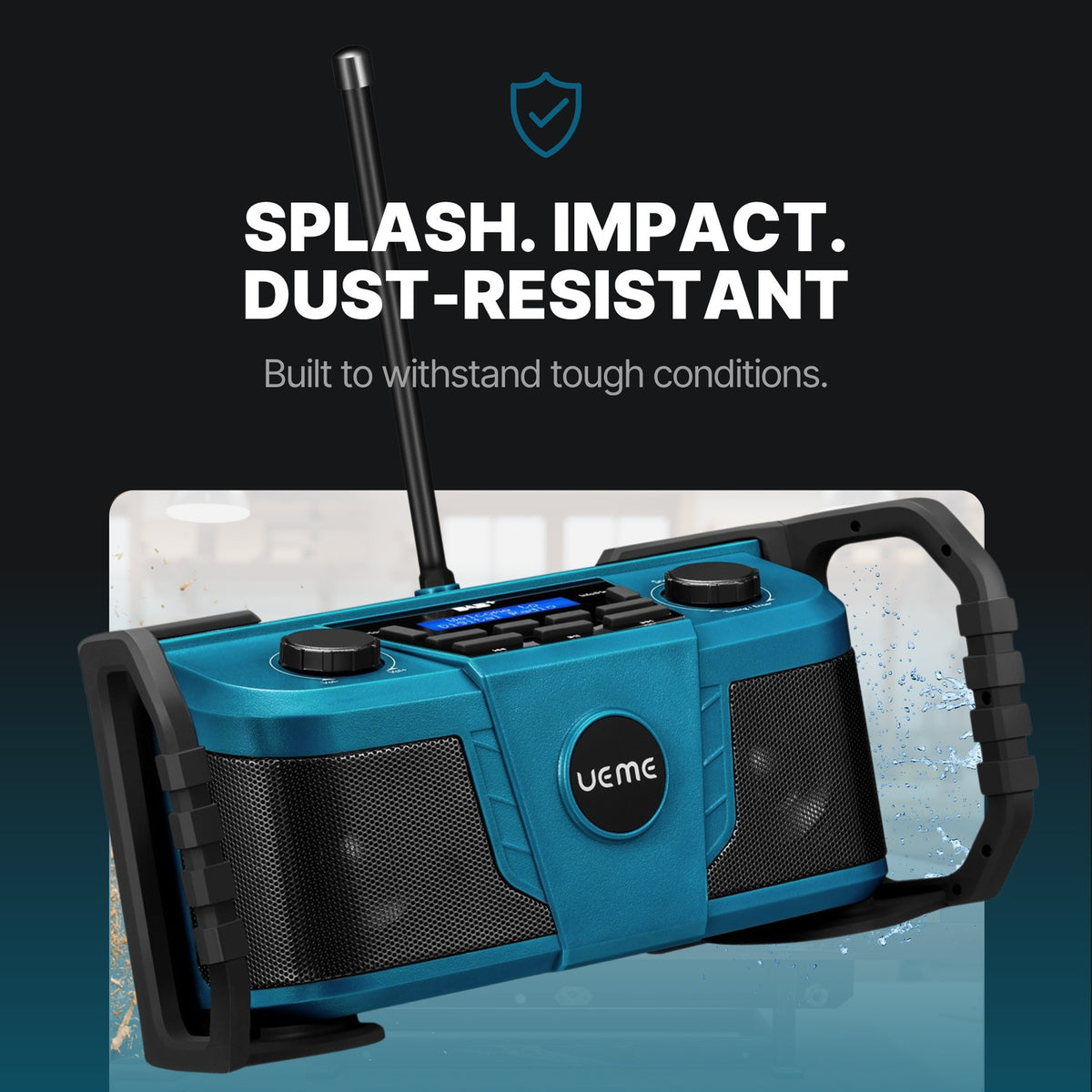 UEME 5W DAB/DAB+ FM Cordless Site Radio