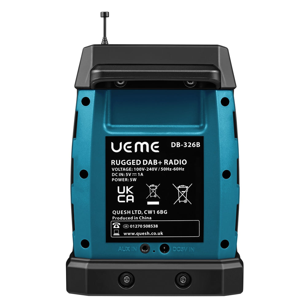 UEME 5W DAB/DAB+ FM Cordless Site Radio