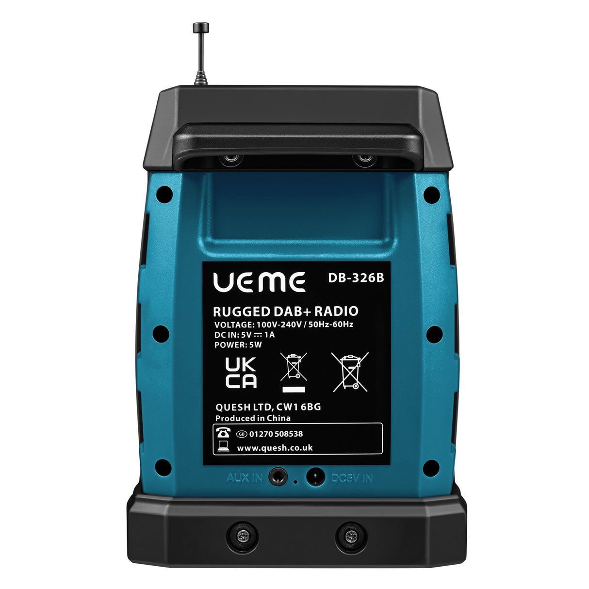 UEME 5W DAB/DAB+ FM Cordless Site Radio