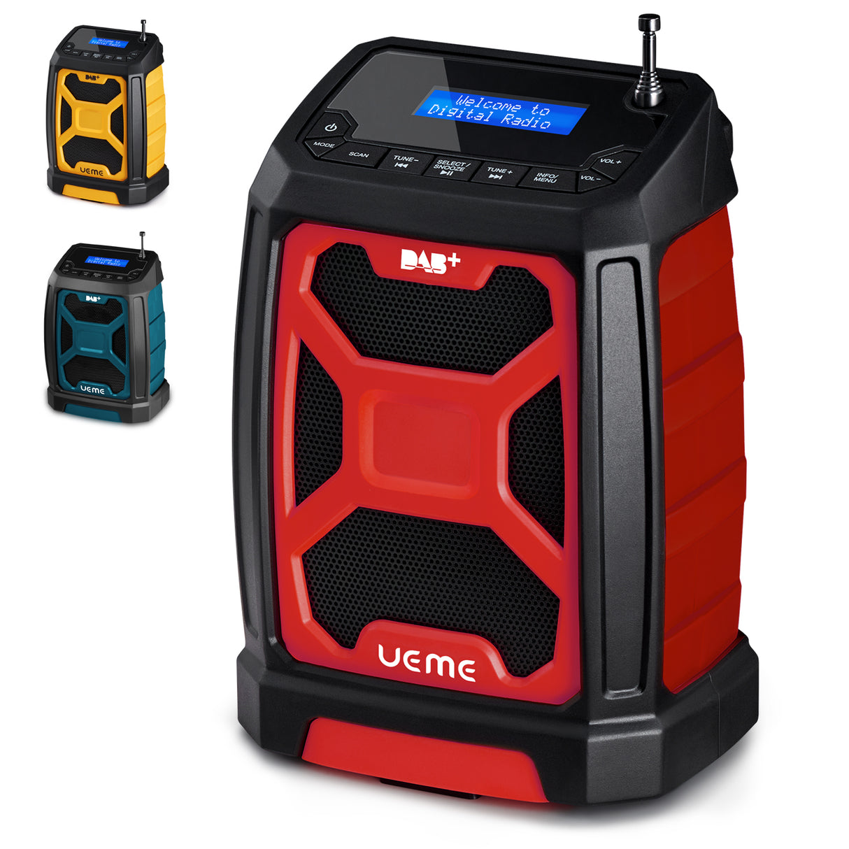 UEME 5W DAB/DAB+ FM Cordless Site Radio