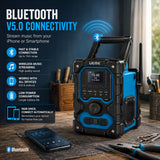 UEME 16W DAB/DAB+ FM Cordless Site Radio