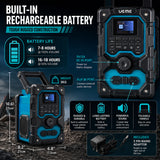 UEME 16W DAB/DAB+ FM Cordless Site Radio