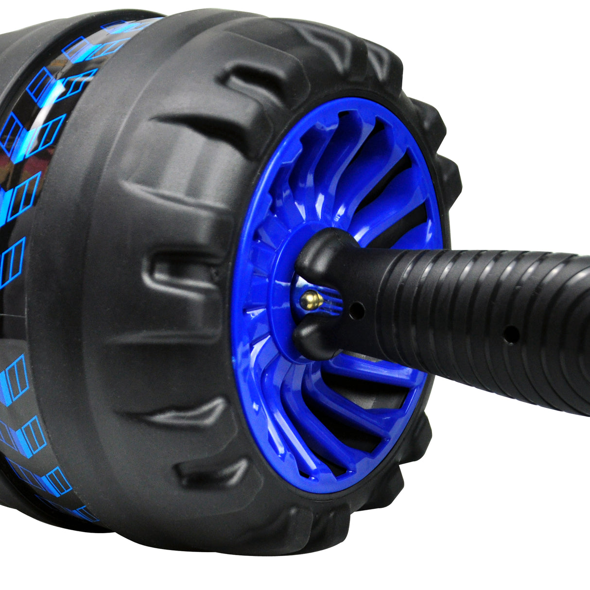 Spring Loaded Abdominal Roller (Blue)