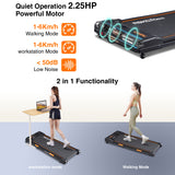 REKA Fitness Black Treadmill – 2.25HP, Up to 6km/h Speed