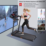REKA Fitness Black Treadmill - 2.5HP, Up to 12km/h Speed
