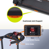 REKA Fitness Black Treadmill - 2.5HP, Up to 12km/h Speed