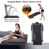 REKA Fitness Black Treadmill - 2.5HP, Up to 12km/h Speed