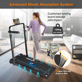 REKA Fitness Black Treadmill - 2.5HP, Up to 12km/h Speed
