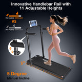 REKA Fitness Black Treadmill - 2.5HP, Up to 12km/h Speed