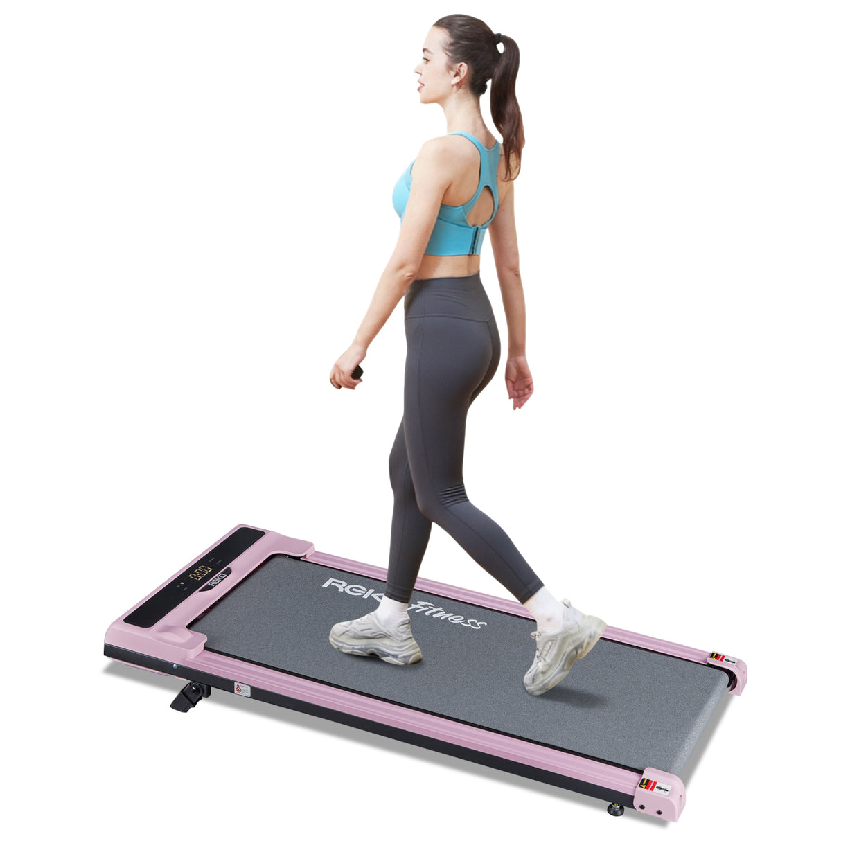 REKA Fitness Pink Treadmill - 2.25HP, Up to 6km/h Speed