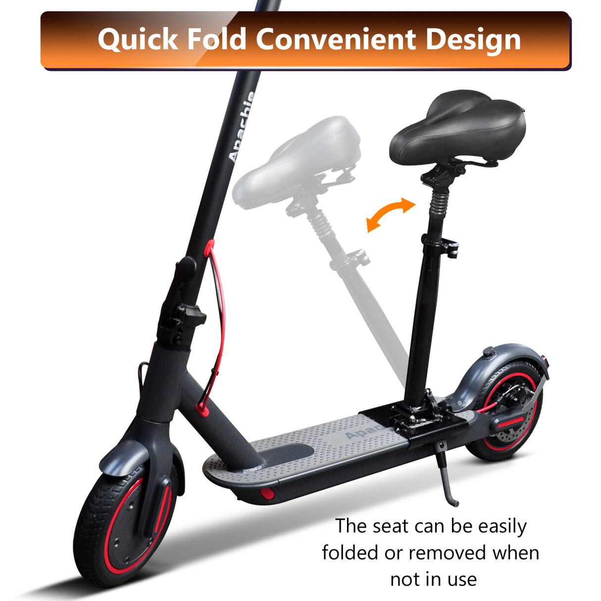 Apachie Adjustable Electric Scooter Seat