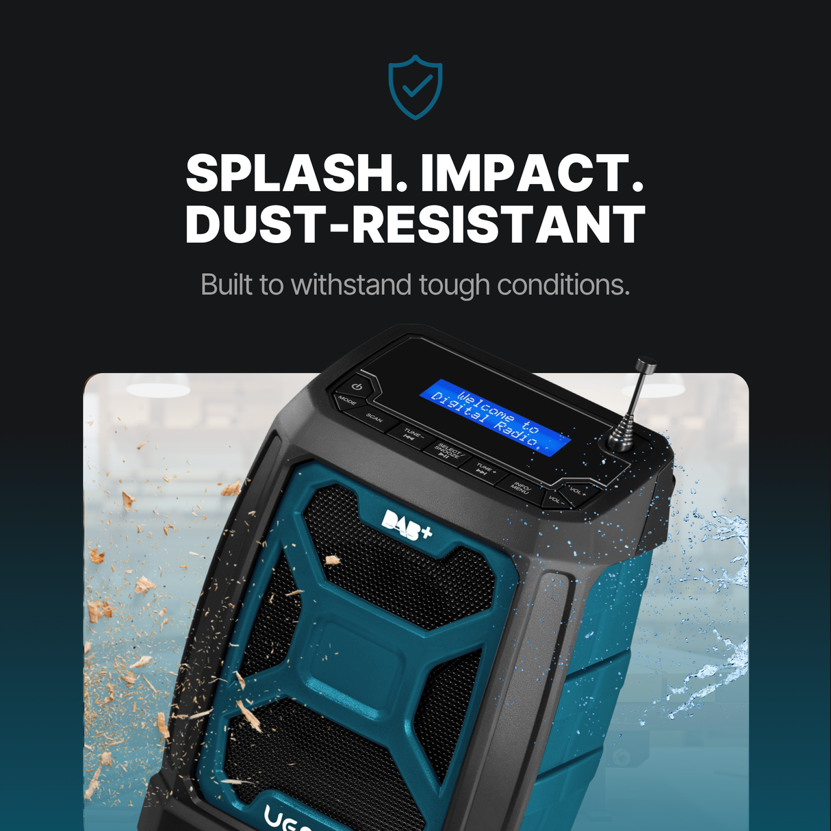 UEME CORE 5W DAB/DAB+ FM Site Radio