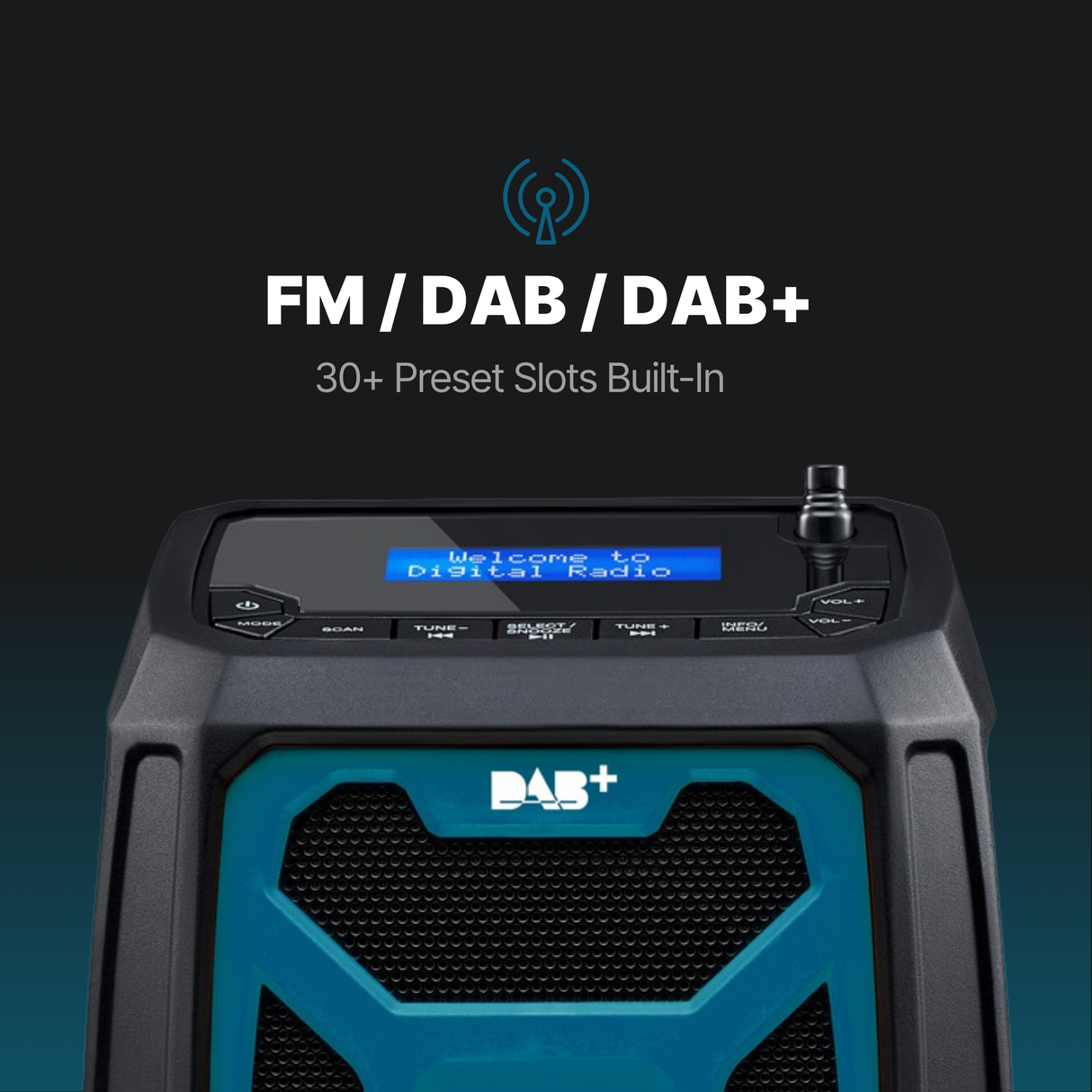 UEME CORE 5W DAB/DAB+ FM Site Radio