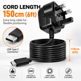 AC to Type-C 5V/1A Mains adaptor