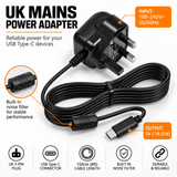AC to Type-C 5V/1A Mains adaptor