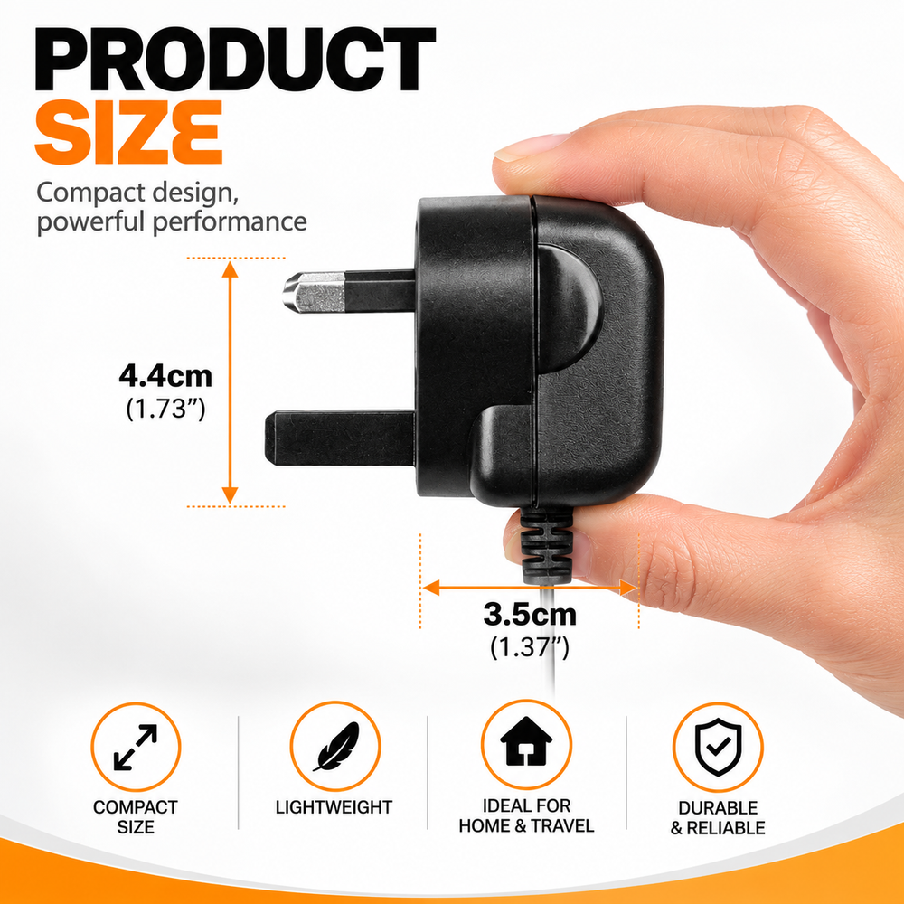 AC to Type-C 5V/1A Mains adaptor