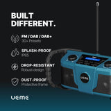 UEME 5W DAB/DAB+ FM Cordless Site Radio