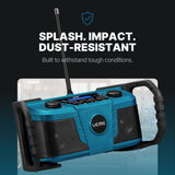 UEME 5W DAB/DAB+ FM Cordless Site Radio