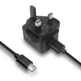 5V/1A USB Mains Charger Plug with Optional Charging Cable