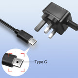 5V/1A USB Mains Charger Plug with Optional Charging Cable